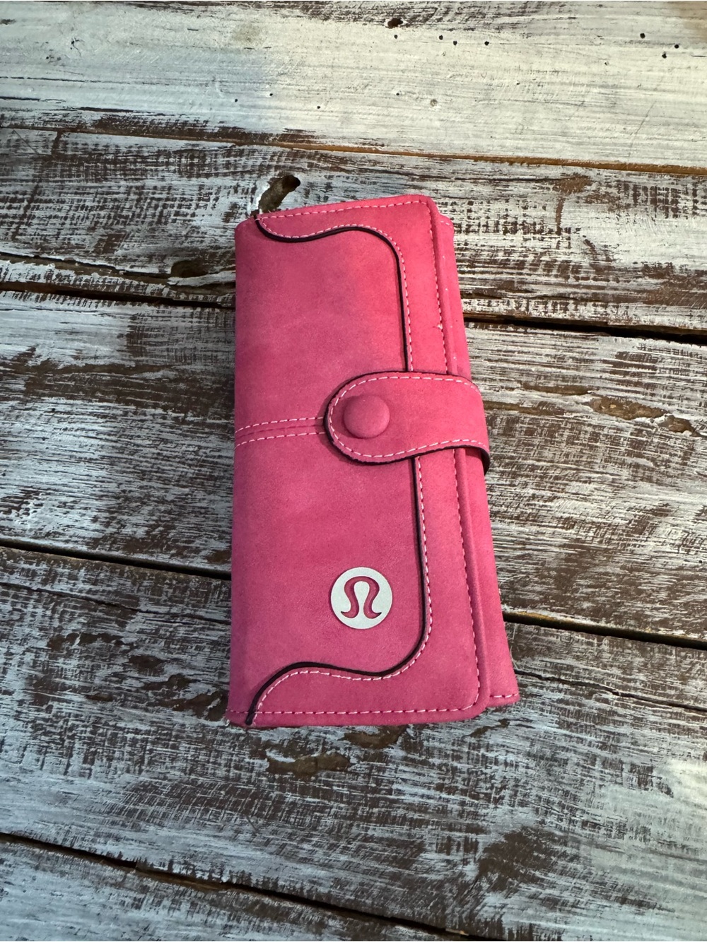 Pink Snap-Closure Wallet - Picture 2 of 9